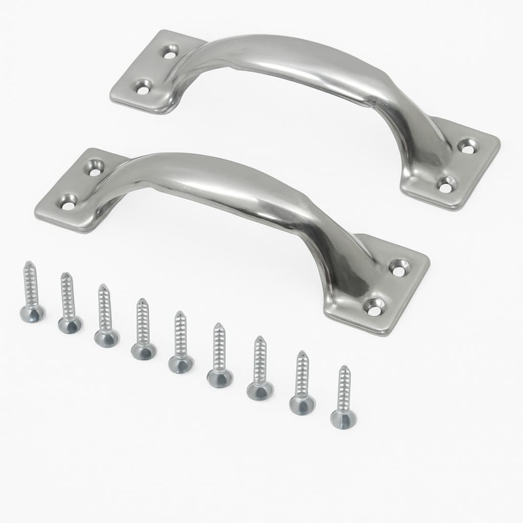 Puxador de Alumínio Porta de Correr Madeira MDF Kit 2pçs
