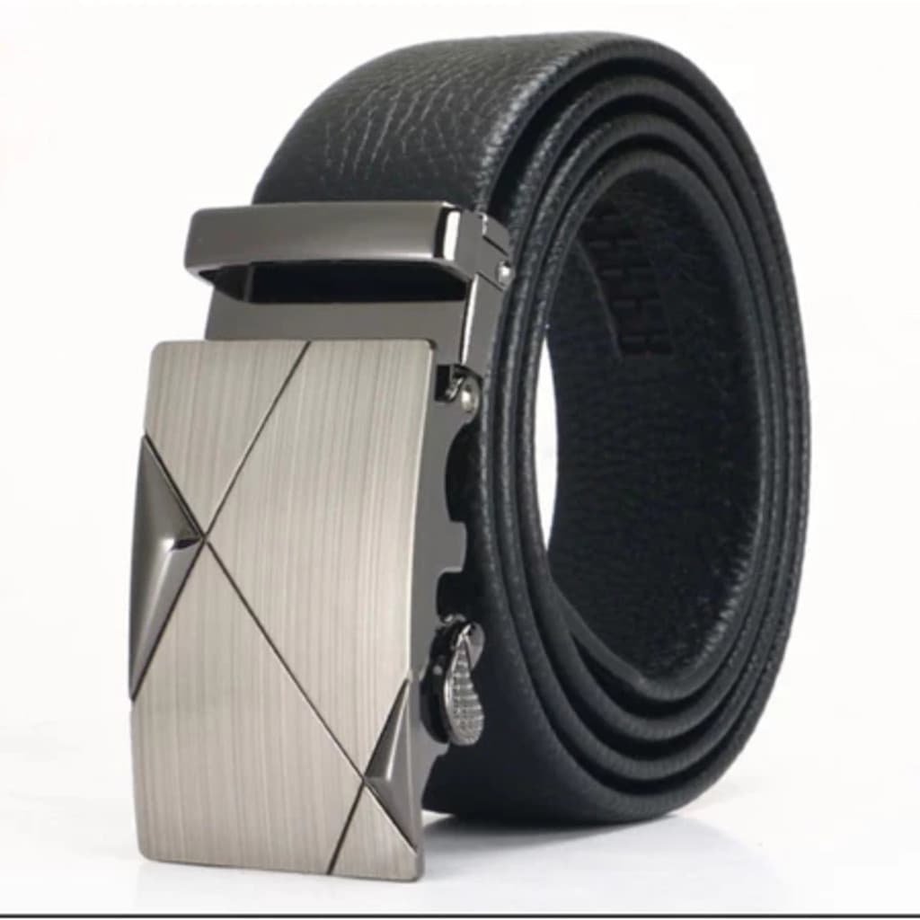 Cinto Tradicional Luxo Social Masculino Em Couro Sintetico Com Catraca Reforçada Moda Social FC33