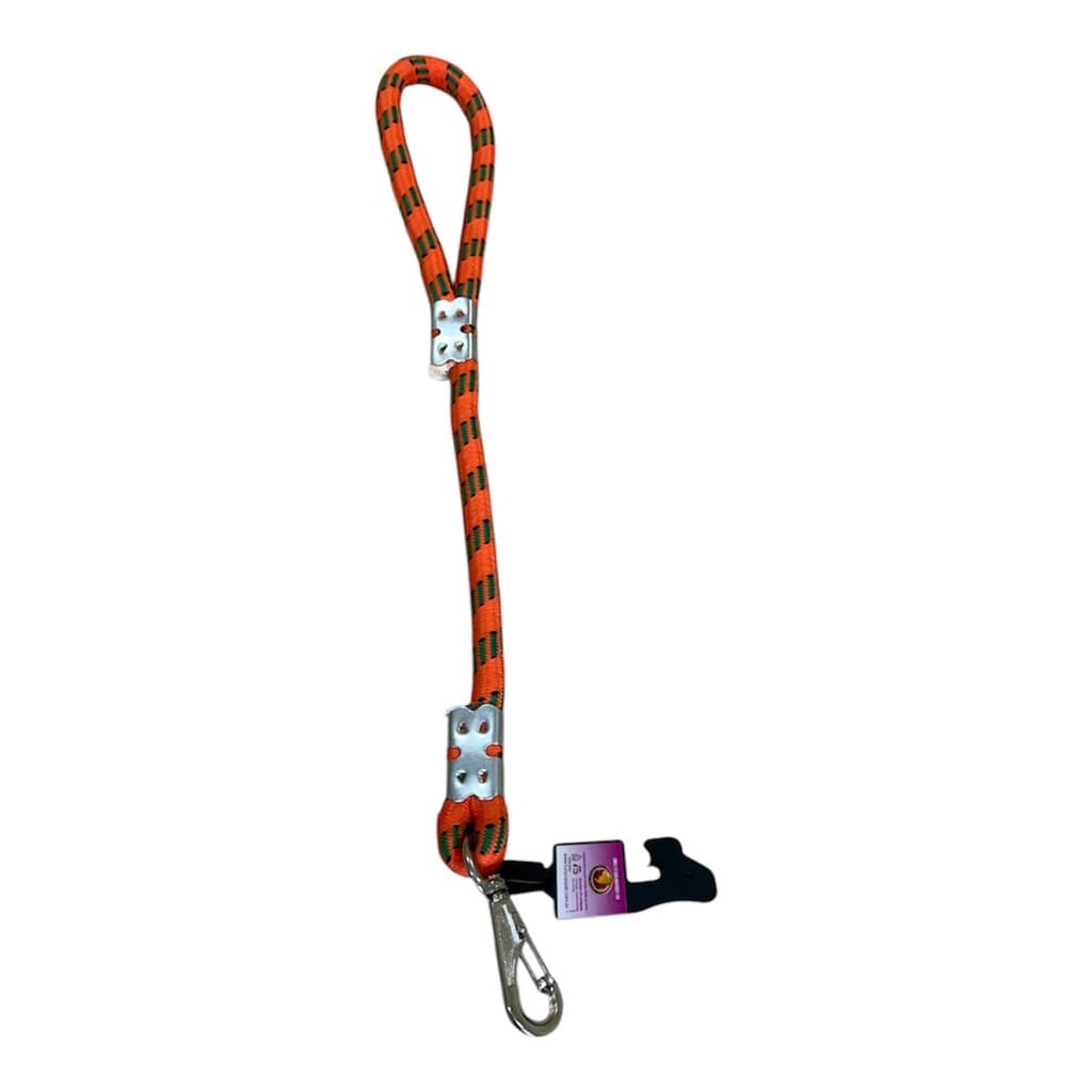 Guia de Corda Roliça Grossa  60cm Laranja 16mm - Furacão Pet