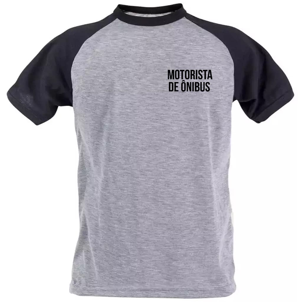 Camiseta motorista de ônibus uniforme personalizado