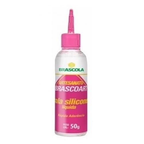 Cola Silicone Liquida Rápida Aderência 50gr Brascoart
