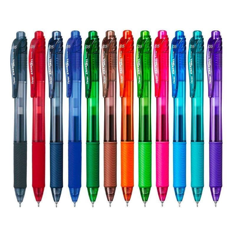 Caneta pentel energel x 0.5mm retratil BLN105 - unidade