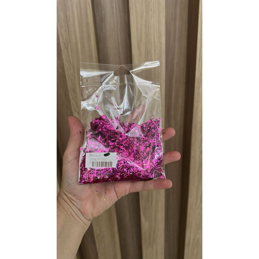 confete para baloes picadinho 15 gramas rosa pink