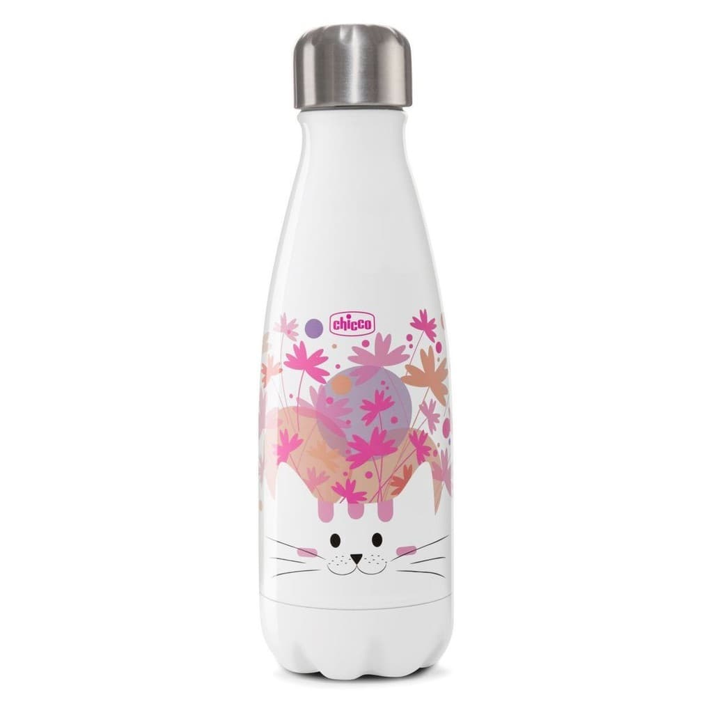 GARRAFA TERMICA 24H DE AÇO LUXO 350ML COELHA - CHICCO