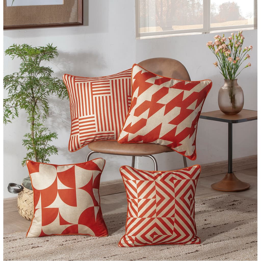 Capa para Almofada Jolitex Selena Toque Macio Aveludado 43x43cm