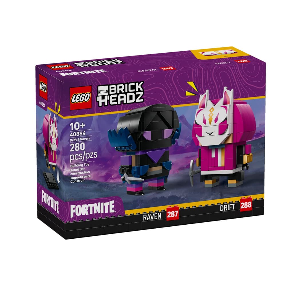 Lego Brick Headz 40884 Fortnite - Drift & Raven