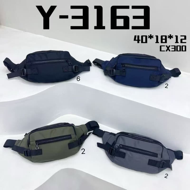 Bolsa de peito unissex, bolsa de cintura multifuncional para corrida em cor sólida, estojo leve para celular.Y-3163