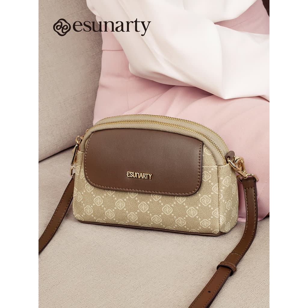Presbiopia telefone móvel pequeno saco feminino 2025 novo estilo moda All-Match saco de concha High-End luz ombro mensag