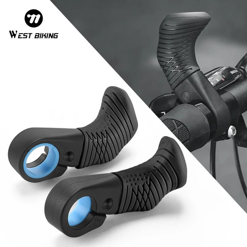 WEST BIKING Bike Inner Handle Bar Grips Ergonomic Design Cycling Inner Bar Ultralight Mountain Bicycle Vice Handle Rest