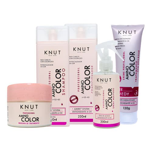 Knut Tratamento Completo Linha Amino Color Com Finalizador