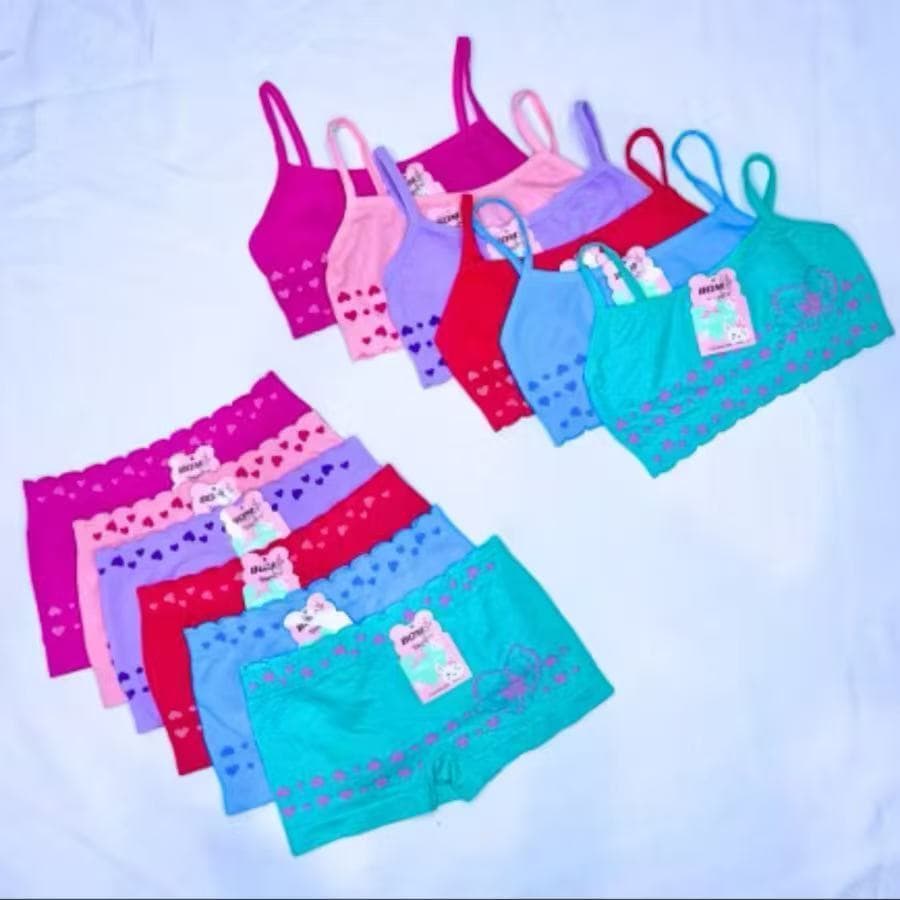 Conjunto infantil feminino Top e Calcinha Box
