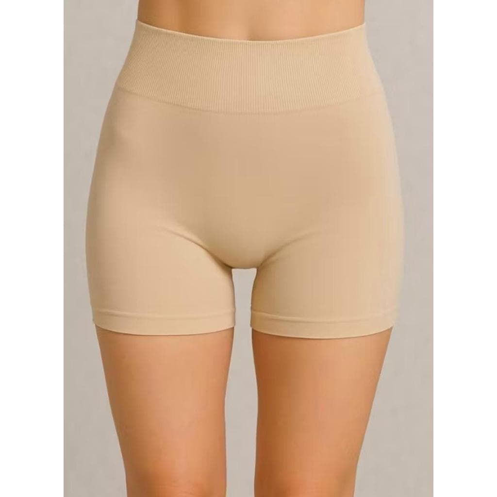 Shorts Anagua Segunda Pele Feminino Com Cós Alto Segunda Pele Tipo Calcinha Boxer bermuda Feminina Com Compressão