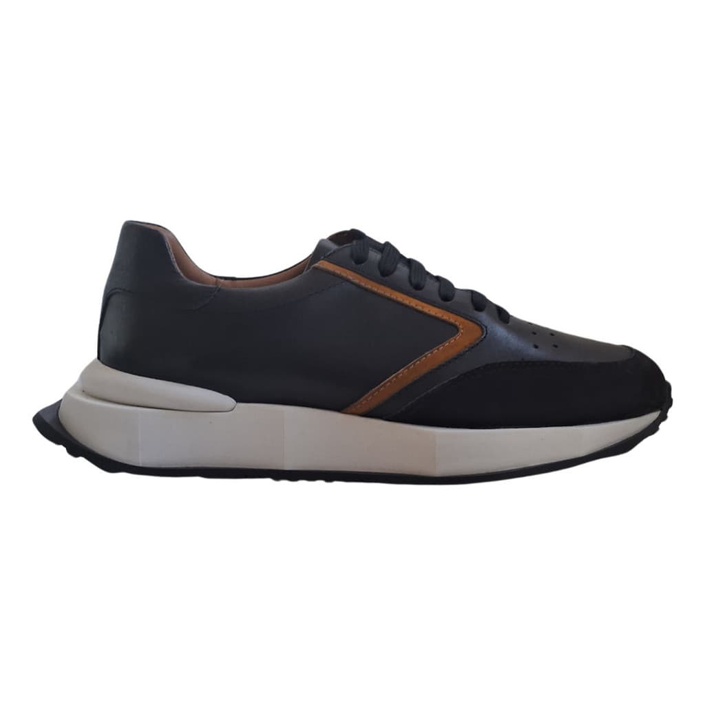 Tênis Sneaker Wizzor Apex Preto Couro