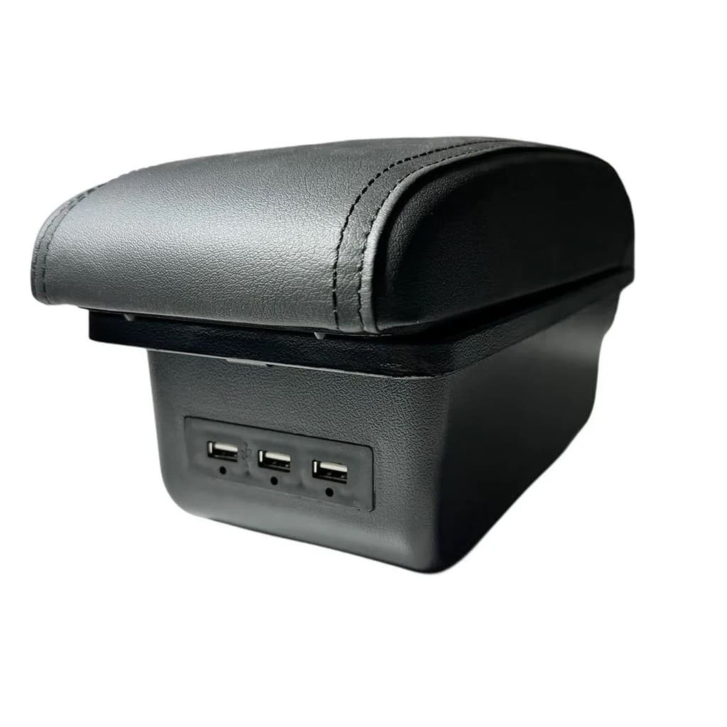 APOIO DE BRAÇO UNIVERSAL PARA CARRO 3 USB
