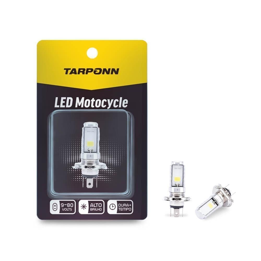 LÂMPADA LED MOTORCYCLE COB H4