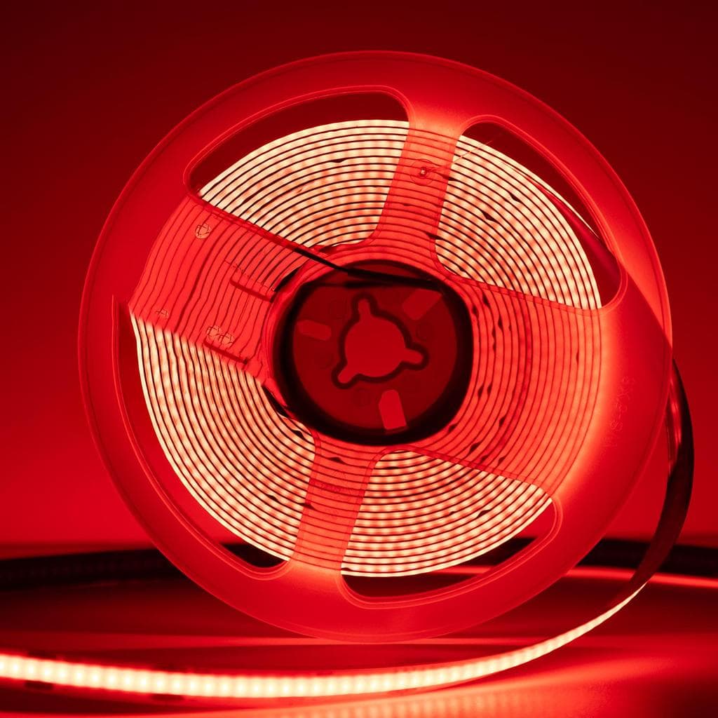 FITA LED COB 300LED/M IP20 12V 05MTS VERMELHO