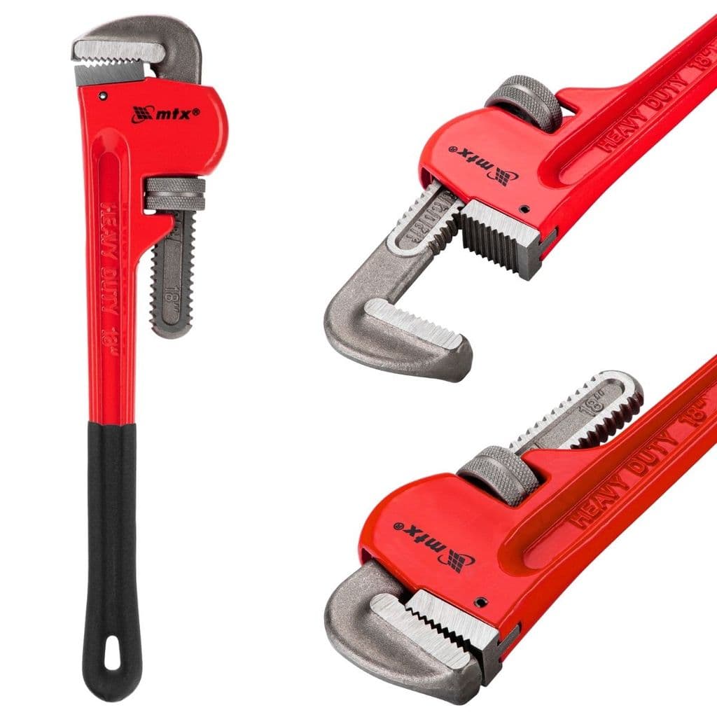 Chave de Grifo Ajustável 45cm Torneira, Sifão, Pia, Encanamento 18" - MTX