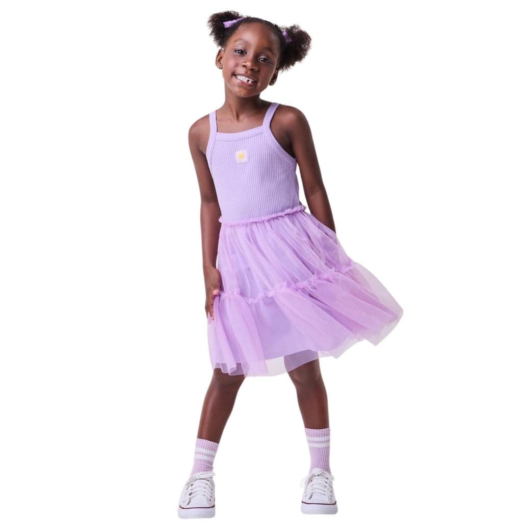 Vestido em Tule Lavanda - Bimbi