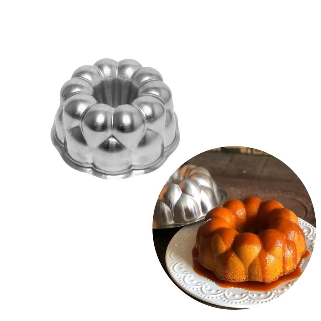 Forma Suíça Decorada Alumínio 18x8cm N8 Caparroz