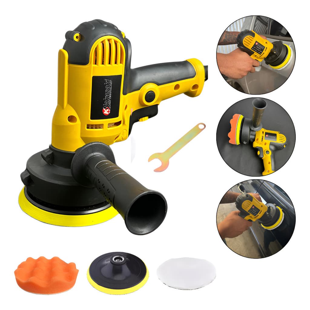 Politriz Polidor  Angular Automotivo 850w Multifunções 5 Pol 4500Rpm + Boinas