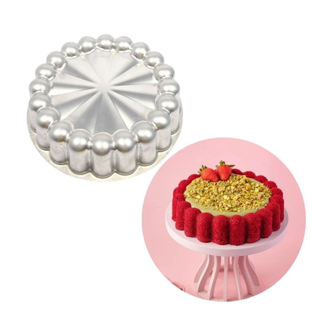 Forma Bolo Pudim Ballerine Charlotte Decorada G 28cmx7,5cm