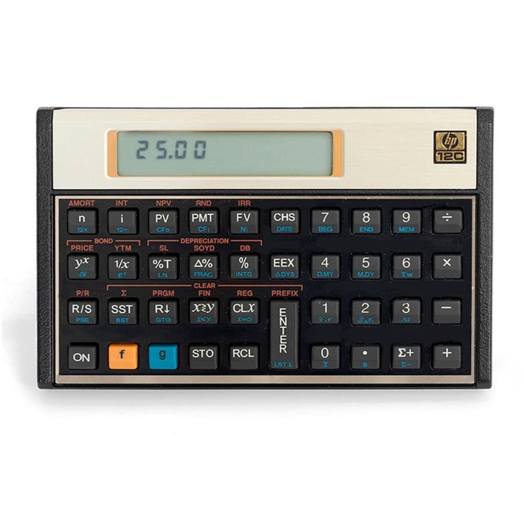 Calculadora Financeira Hp 12c Gold com + 120 Funções