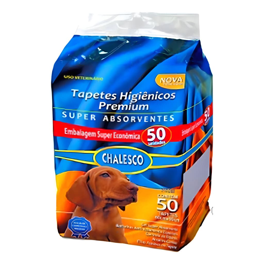 Tapete Higiênico Chalesco Para Cães - Com 50 Unidades