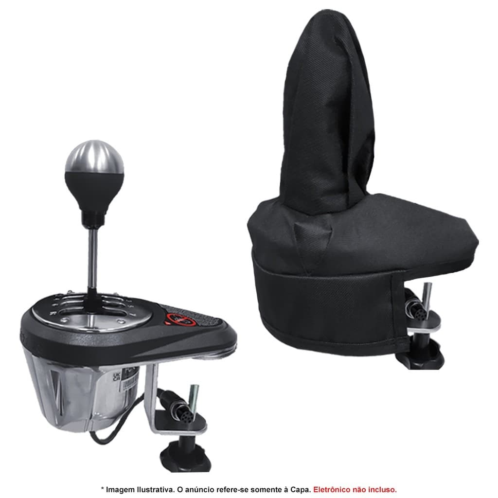 Capa Protetora Qualicapas Compatível c/ Câmbio TH8A-TH8S Add-On Shifter Simulador Gamer Thrustmaster