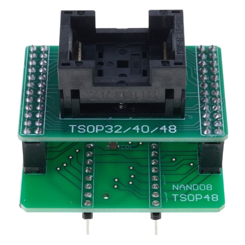 Soquete Adaptador De Condutividade UTAKEE NAND08 TSOP48 Para Programador TL866II Plus Usa Aplicações Confiáveis E Eficie