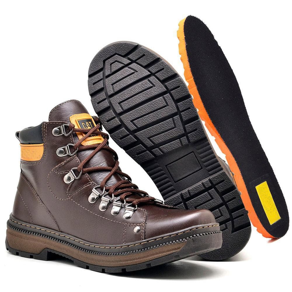 Bota Masculina Couro legitimo Adventure Coturno Original X2 Promoção Envio Imediato