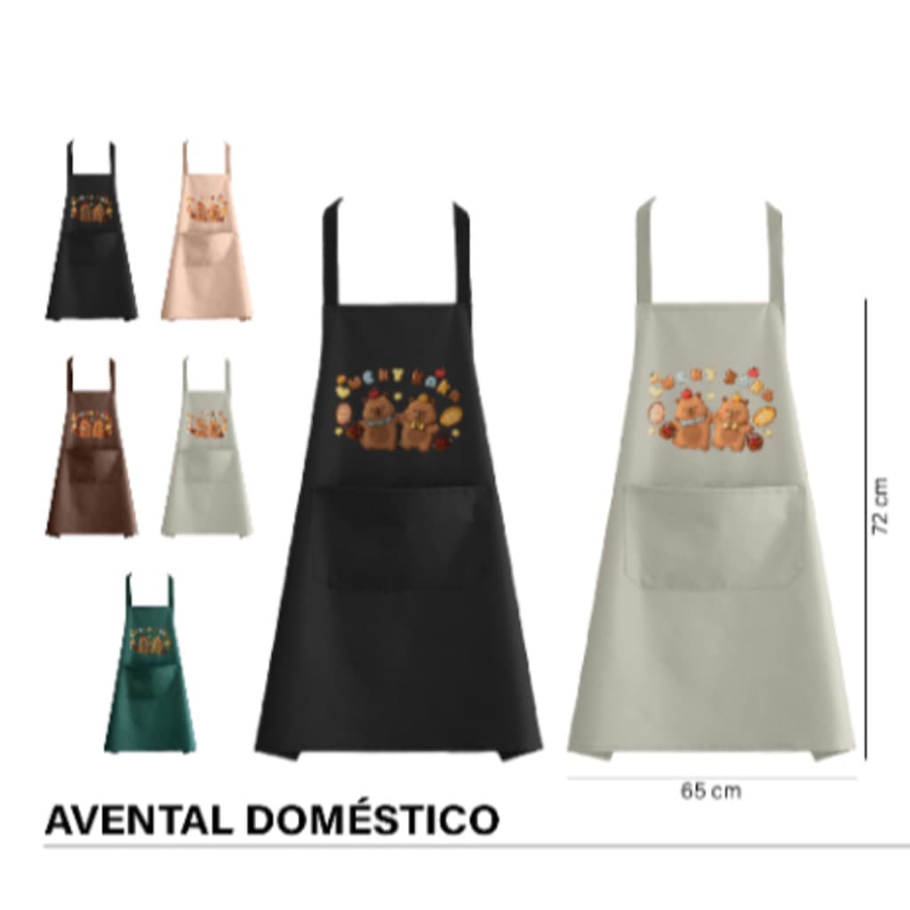 Avental de cozinha para cozinha doméstica para homens  mulheres impermeável à prova de óleo LW-41028