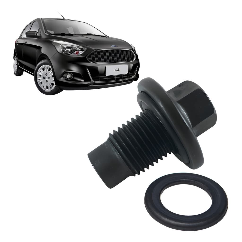 Bujão Cárter Anel De Vedação Ford Ka E Novo Ka 1999 Até 2021