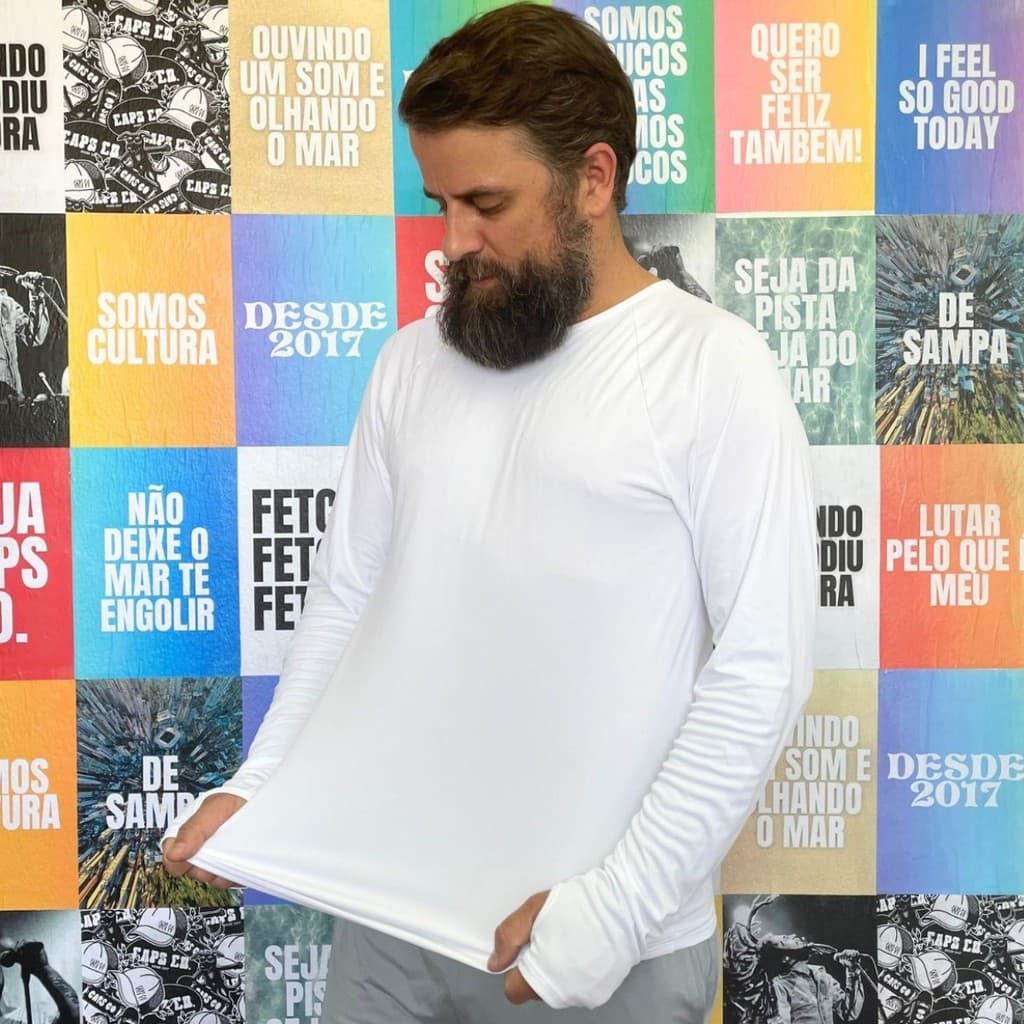 Camiseta Basicamente Manga Longa Performance