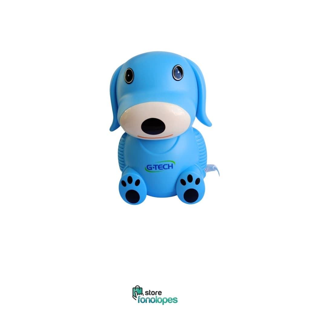 INALADOR COMPRESS G-TECH DOG AZUL