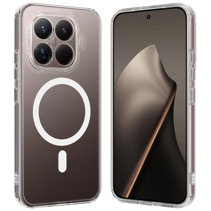Para Xiaomi 15T Pro Caso ELVEV Durável Acrílico Avançado Clareza Anti-Amarelo Lente Proteção Capa Traseira
