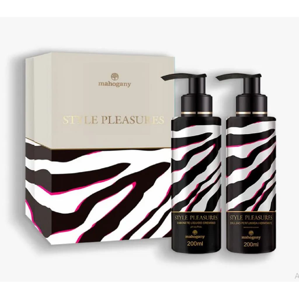 Kit Caixa Style Pleasures Sabonte Líquido e Hidratante Desod