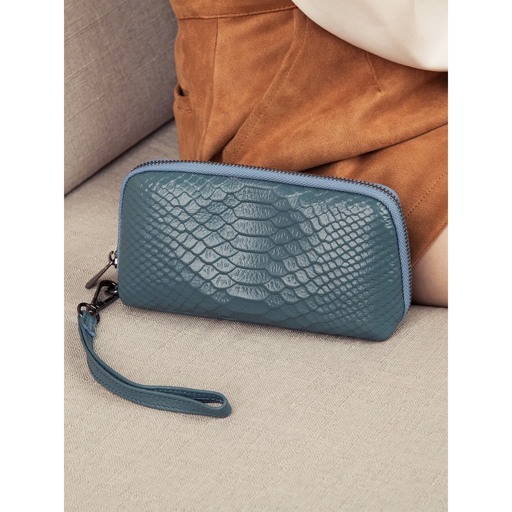 Leve pequeno saco do telefone móvel feminino 2026 novo estilo na moda bolsa de embreagem de couro Multi-cartão embreagem