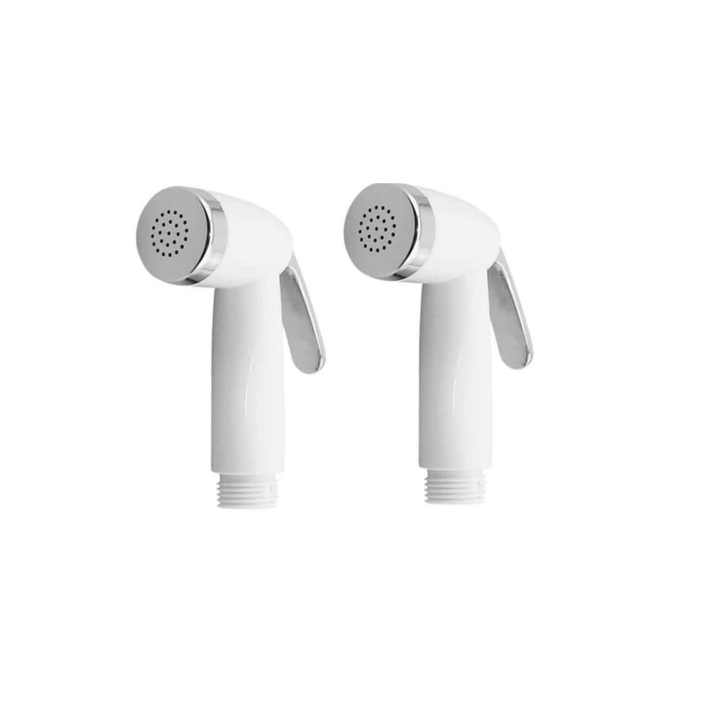 2 Gatilho Para Ducha Higienica / Chuveirinho Branco Com Suporte ABS
