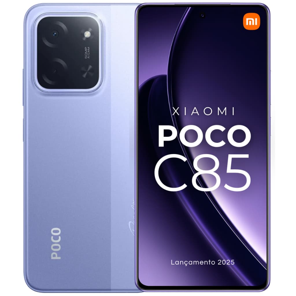 Lançamento Xiaomi POCO C85 NFC 120Hz 50MP 256/128GB +16GB Ramboost 6000mAh Original + Garantia ️
