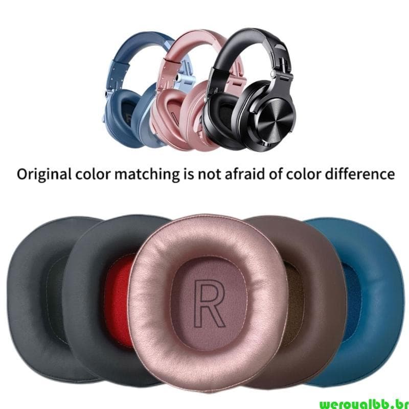 weroyalbb Substituição Earpads Almofada Ouvido Almofadas Para A70 A71 Fones Esponjas Capa Caso Reparação Par