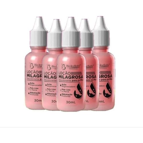 12 Loção Milagrosa Hidrante Para Pés 30 Ml Bio Instinto