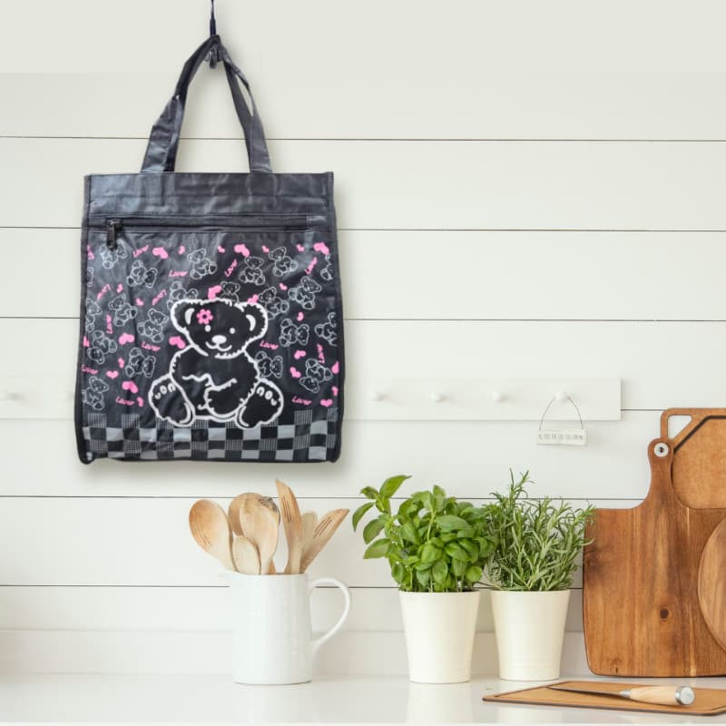 Bolsa Ecobag Estampada Feminina  Modelo Leve, Espaçosa e Sustentável para Uso Diário