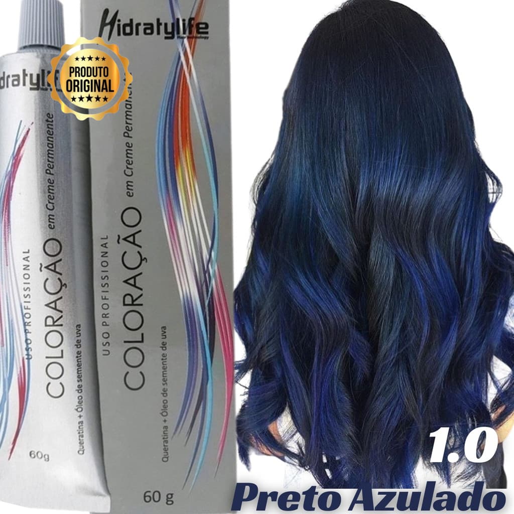 Tinta Preto Azulado Profissional 1.0 Cor Vibrantes e Aplicação Fácil | Compre Agora