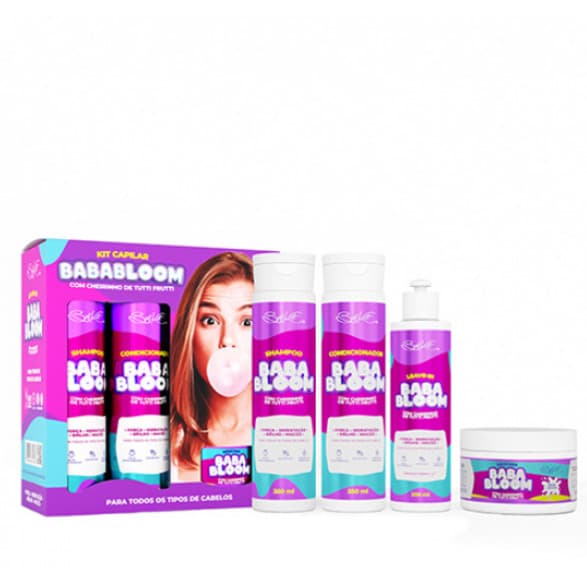 KIT Capilar 4 Itens Babablom Tutti Frutti -BELKIT