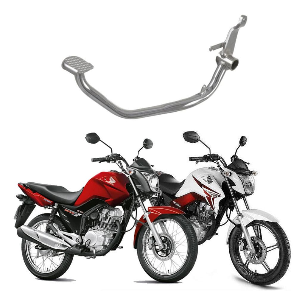 Pedal De Freio Compat C/ Titan 150/fan 125 Cromado Pro Tork