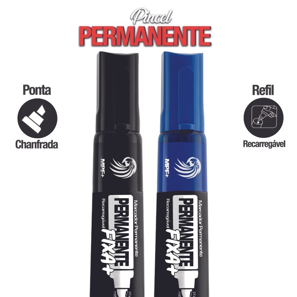 Pincel Permanente Recarregável - FIXA+