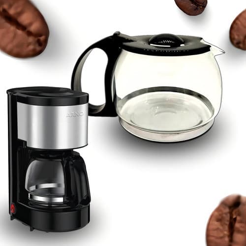 Jarra para Cafeteira compativel Arno Perfectta 12 Xícaras vidro forte