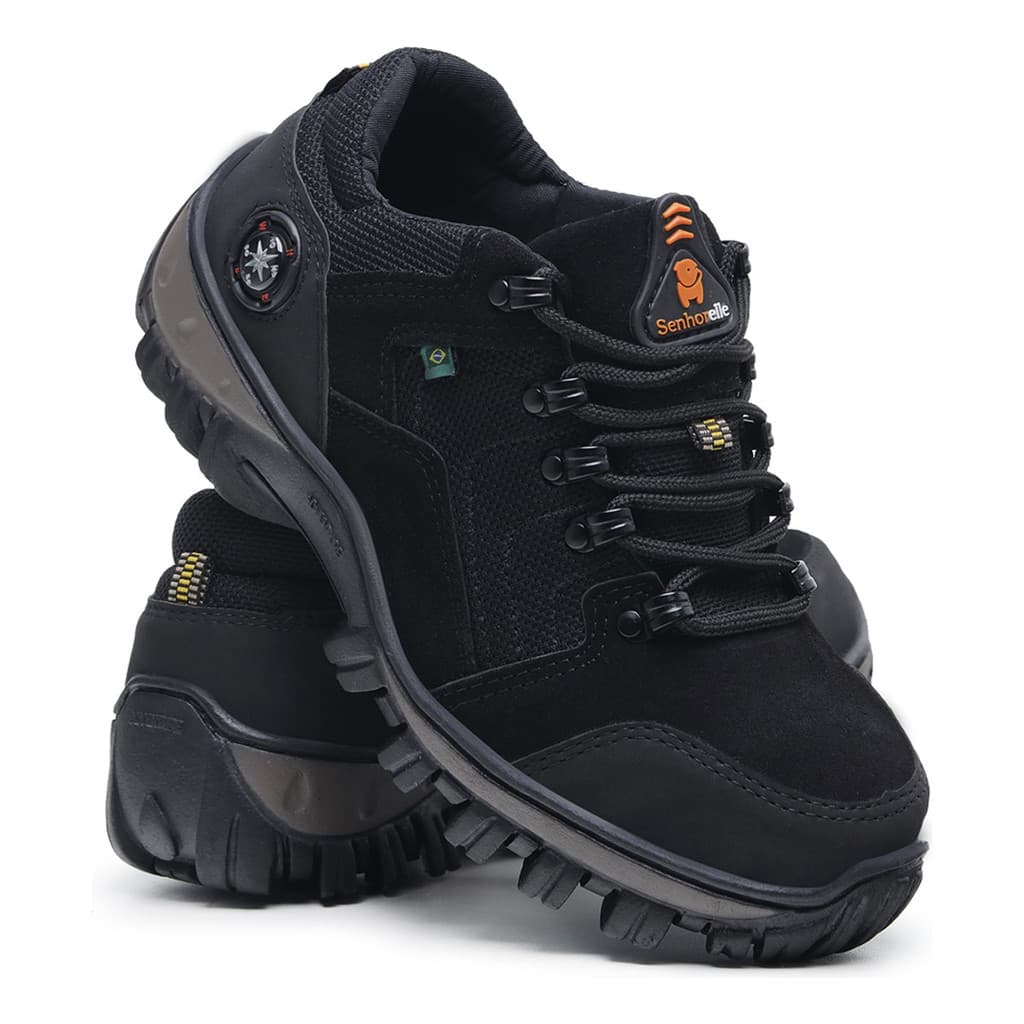 Tênis Coturno Adventure Unissex Cano Baixo  Sports Couro Top