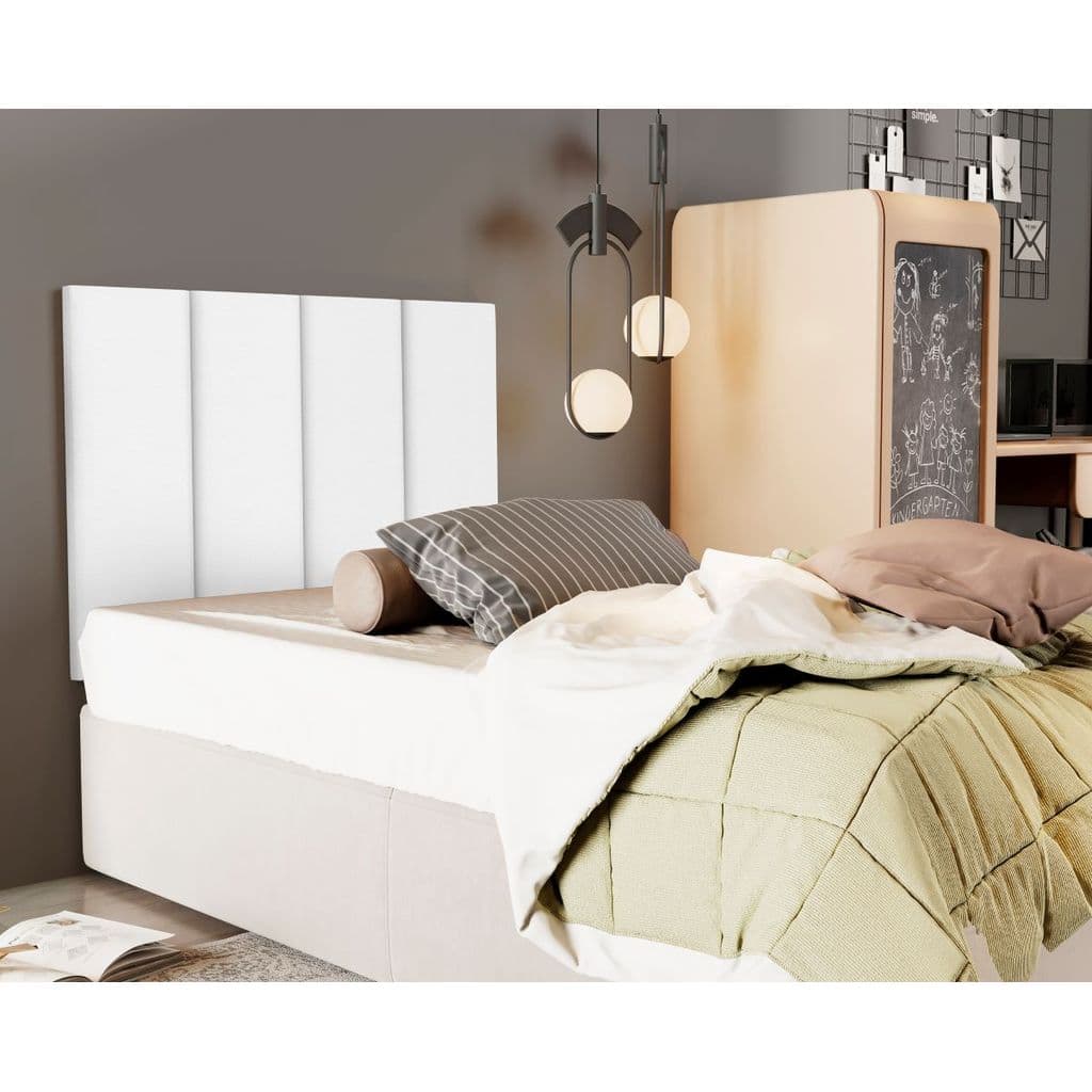 Cabeceira Cama Solteiro Madri Branco 0,90 X 0,55