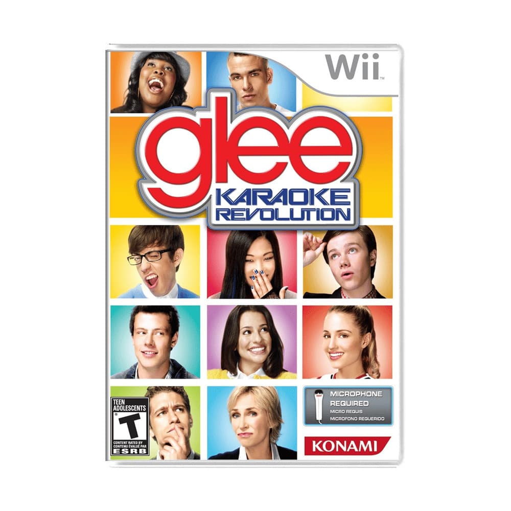 Jogo Karaoke Revolution Glee Nintendo Wii Original Seminovo